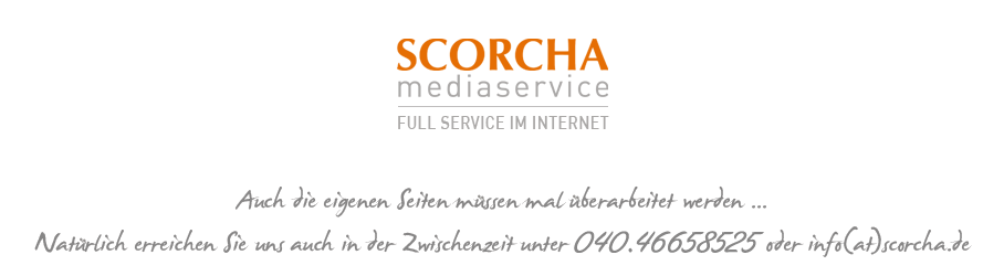 SCORCHA mediaservice - Full Service im Internet